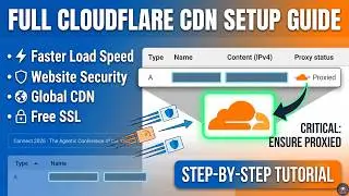 Cloudflare CDN Setup Guide: Connect GoDaddy Domain to Hostinger & Cloudflare