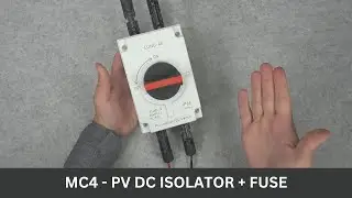 LONQ-40MC4 PV solar string disconnect switch / DC photovoltaic isolator & 20A inline MC4 fuse holder
