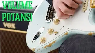 Elektro Gitar'da Volume Potans Düğmesi ve Tuşe