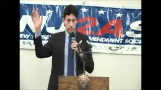 Attorney Alan Gura addresses the New Jersey Second Amendment Society.