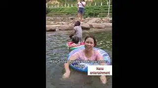 Outdoor activities by Our Chinese families and our African daughter 