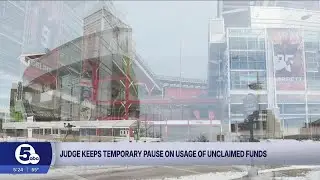 Court extends pause on Ohio's plan to tap unclaimed funds for new Browns stadium
