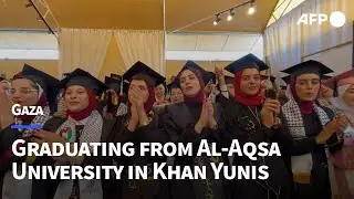 'Cannot be defeated': Gaza university graduates first class since war | AFP