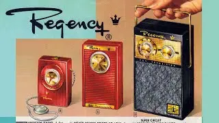 Редкий транзисторный радиоприёмник Regency TR-22 1958 года