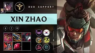 Xin Zhao Support vs Rakan - KR Master Patch 25.24