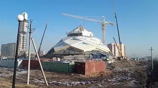 Новую Мечеть Строят в Астане / Сарыбулак / Тренажеры.