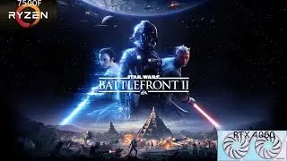 Star Wars: Battlefront II - Ryzen 5 7500F + RTX 4060 - 1080p