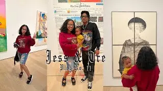 Jess & Tre Vlog #11 - FATHERS DAY / HAMMER MUSEUM VISIT / MY VEGAN GOLD EATERY