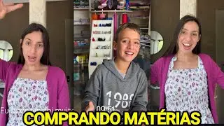 SARA KELLEN COMPRA OS MATÉRIAS ESCOLAR DAS CRIANÇAS+ JOÃO SE QUEIMOU NO SOL