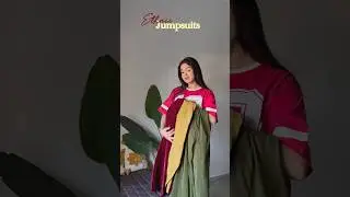 Ethnic Jumpsuits haul #myntrafinds #weddingguestlook #jumpsuithaul #youtubeshorts #shorts