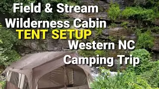 Field & Stream Wilderness Cabin 10 Person Tent Setup