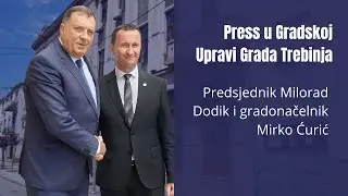 PRES KONFERENCIJA: DODIK I ĆURIĆ UOČI OTVARANJA BOLNICE