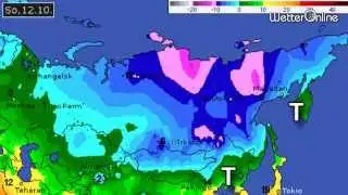 Winter kehrt in Russland ein