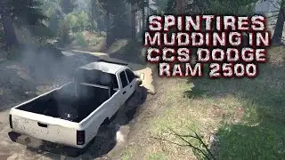 SpinTires Mudding In CCS Dodge Ram 2500
