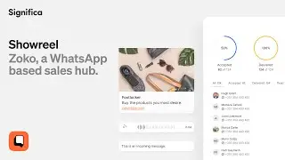 Zoko, a WhatsApp-based sales hub.