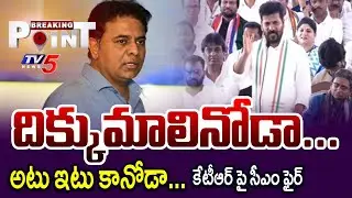 CM Revanth Reddy Sensational Comments In Counter To KTR At Delhi || TV5 News