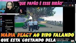 MARIA REACT AO BIRO FALANDO QUE GOSTA DELA 👀🔥🤣 * 1 live dela *