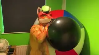 Big Black Balloon Inflation (Not So Big) | Inflate With Serenity
