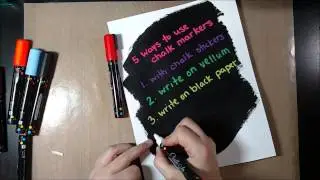 5 Ways to Use Chalk Markers featuring Chalkola Markers