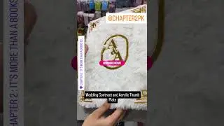 💍 Wedding Contract & Thumbprint Plate | Personalized Nikah Decor | Chapter2PK 💐✨