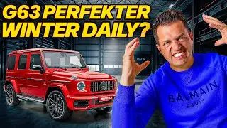 GEFAHR ist mir bewusst !! MEIN  G63 beim Wintertest auf Schnee & Eis 