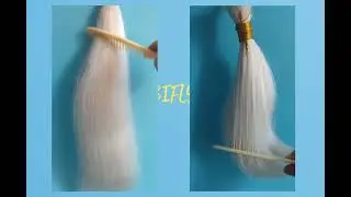 Yak hair for theater wigs and beards making