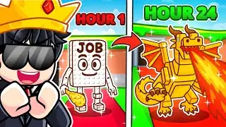 I Spent 24 Hours with MAX LUCK in Steal a Brainrot Roblox