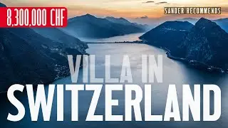 Living in Switzerland: Inside a 8,3M Villa on the Lake Lugano with a Cinema Room & Indoor Pool
