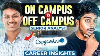 How Fresher Cracked Capgemini in tamil 🔥| Senior Analyst | Internship & Interview process  explained