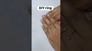 ... 😍😍🔥🔥#diyring #ring #howtomakesimpleideas #ringdiy