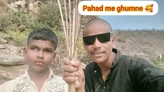 🍂Pahad🌿 me ghumne  & daatun thodne🪵/ Malendra Krishna/ pahadi 