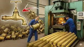 Impressive Brass Recycling Process | How Water Taps are Made | Incredible Manufacturing