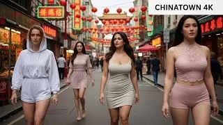 Walking Tour of Chinatown | 4K Street Markets, Culture & City Life