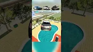Sky High Building vs 3 Cars! 😱 jump challenge? 😱 #shorts #gaming  #indianbikedriving3d #challenge