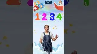 Hindi Numbers 1-10 | हिन्दी गिनती | Kids Learning Rhymes & Balgeet | Ginti #shorts #viral #trending