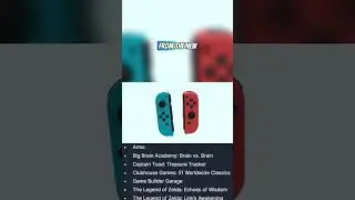 11 Switch Games have been Upgraded free