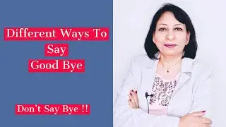 Different Ways to Say Good Bye   #shorts