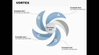 Vortex PowerPoint Charts Template for presentation