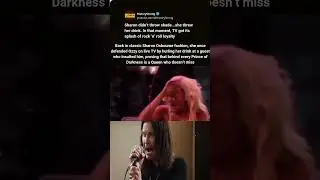 Sharon Defending Ozzy