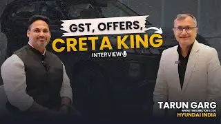 GST 2.0: Massive Offers On Hyundai Cars, Hyundai Creta KING & More | Interview With Tarun Garg