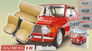 Zastava 101 model 1:8 Part 42-43-44-45 Hachette
