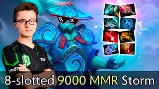 Миракл 9000 ММР Storm Spirit с 8 слотами