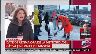 Prăpăd în țară din cauza ninsorilor. Cât va ține valul de ninsori