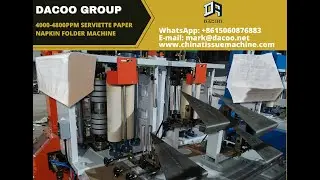 Large Capacity Serviette Paper Napkin Folding Machine