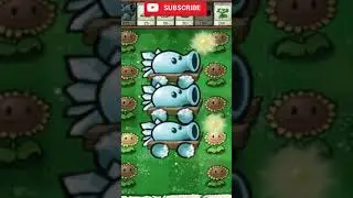 Snow Pea Cannon PvZ New Plant 2023 #shorts