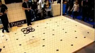 in HD - NEW Parrot AR Drone 2.0 - From above - 360 degree Flips & Tricks