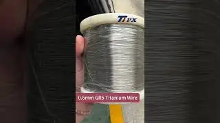 Titanium wire polished ASTMB348 #TitaniumWire #metal #Indsutry #Process #GR2 #gr5titanium #gr5