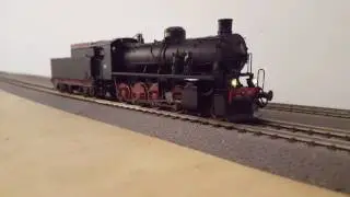 Rivarossi Locomotiva a vapore FS 740 697 Caprotti digital sound HR2482 scala 1/87 H0