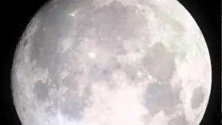 Full moon(99%)with passing clouds tracked 1080p 2min 52 sec.