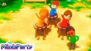 Wii Party U - Battle Of The Minigames - Mario Vs Marit Vs Steven Vs Monica